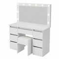 Schminktisch – moderner Stil, mit Stauraum, mit LED-Beleuchtung, mit Schubladen