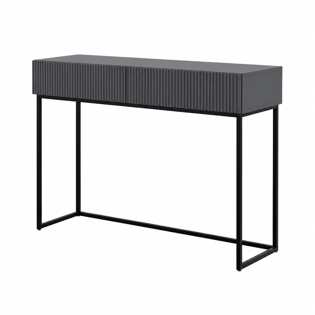 Schminktisch – 110 cm, mit Schubladen, Schwarz